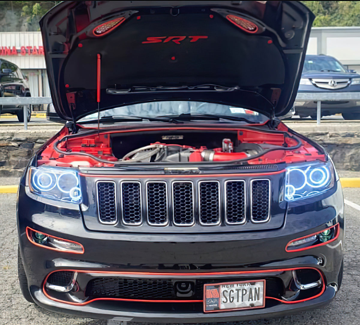 2627-334 - Jeep Grand Cherokee 2011-2013 ORACLE ColorSHIFT Triple Halo Kit